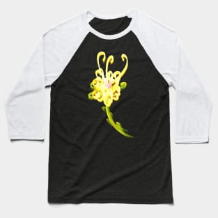Abstract Flower Baseball T-Shirt